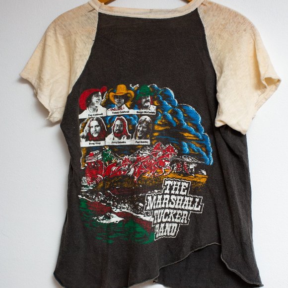 Vintage 1970's Marshall Tucker Band Concert T-shirt Size XS - Picture 7 of 12